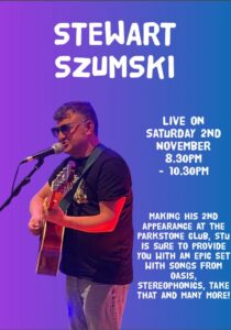 Stewart Szumski at the Parkstone Club