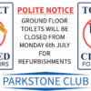 Parkstone Club Toilet Refurbishments